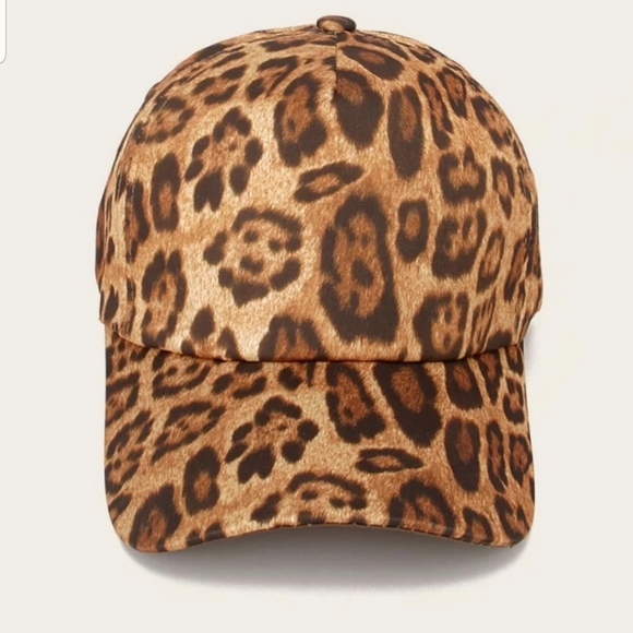 Accessories - Leopard Print Baseball Cap
